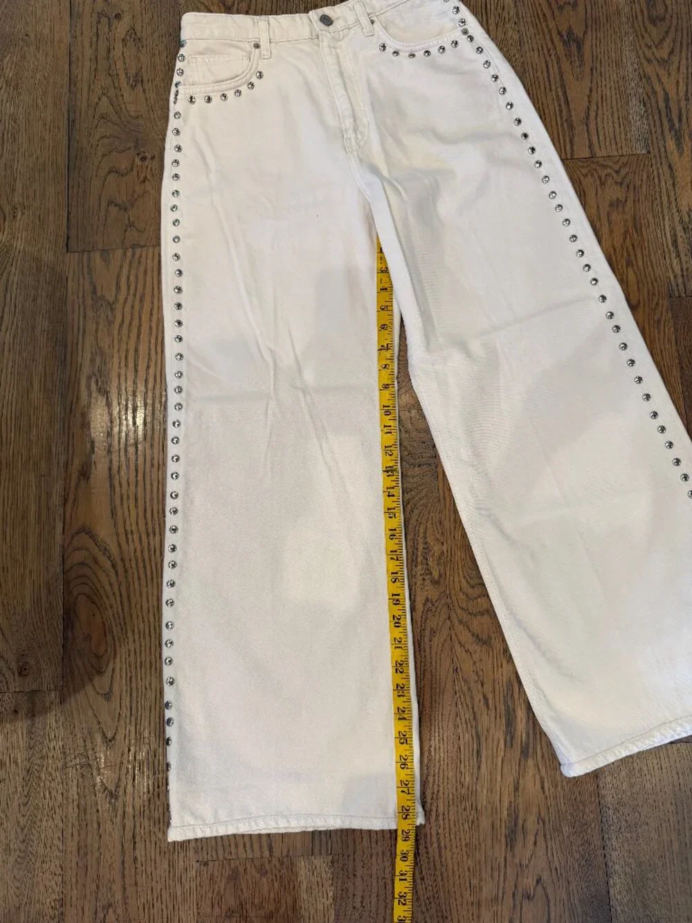 Reformation Cary High Rise Slouchy Wide Leg Jeans size 27 - Picture 4 of 7